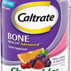 Caltrate Chewables 600 +D3 Sugar Free